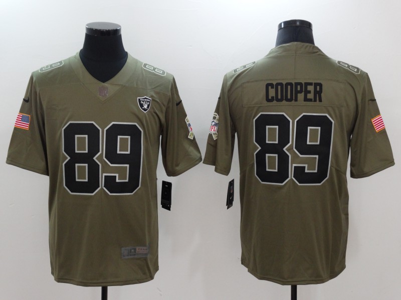Men's Las Vegas Raiders Amari Cooper #89 Brown Jersey